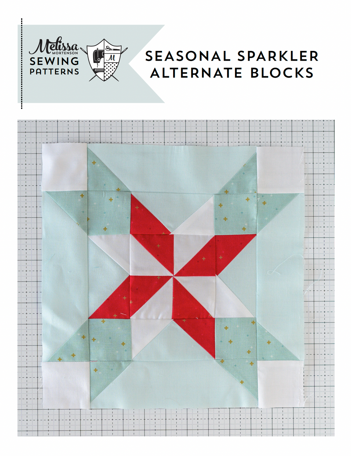 Seasonal Sparkler Quilt Block 7 PDF