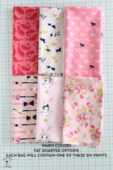 Mystery Scrap & Fat Quarter Fabric Bag; Riley Blake Fabrics, & Sewing Surprises