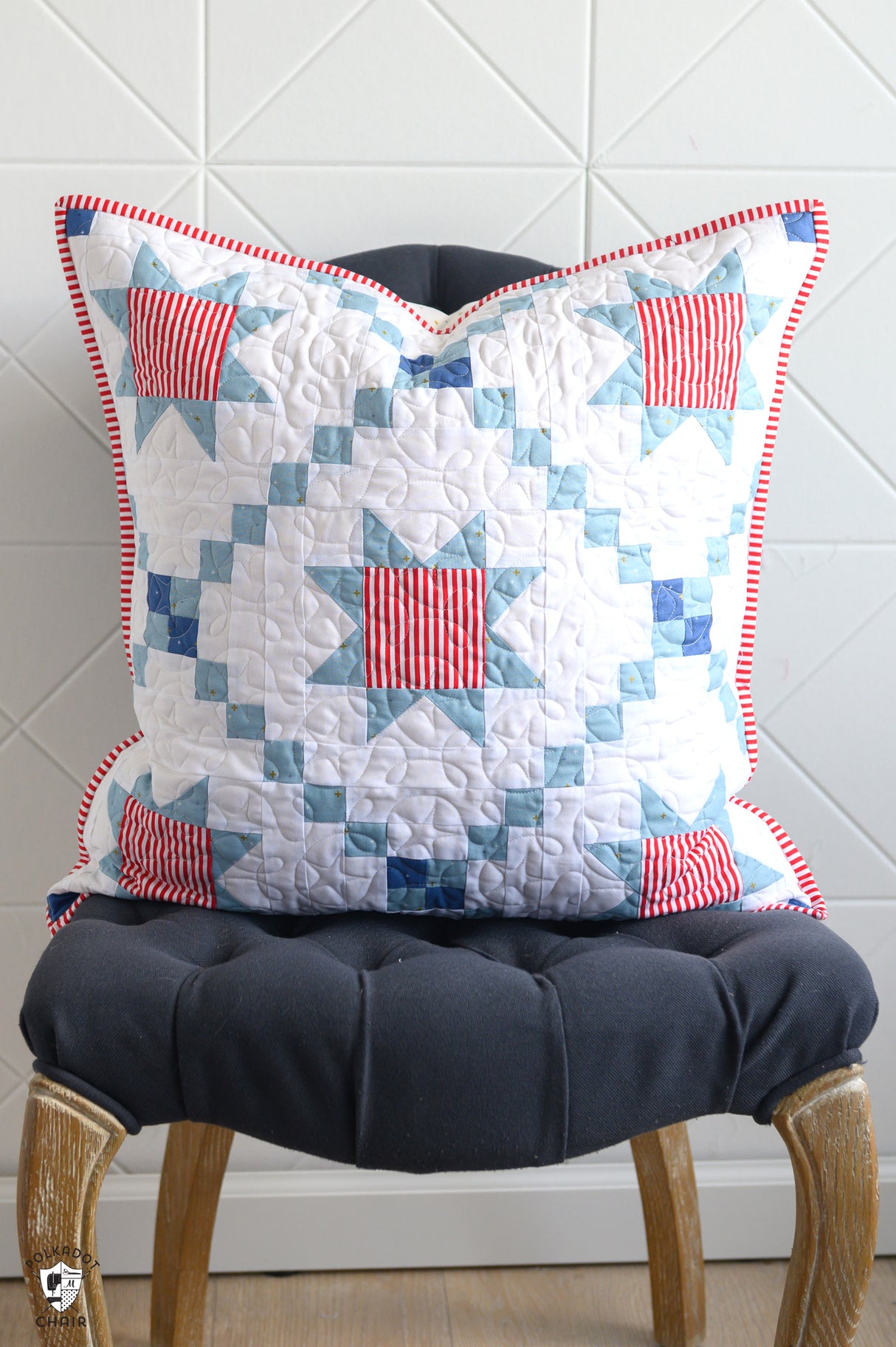 Summer Sparkler Two Quilted Pillow Pattern & Fabric Kit