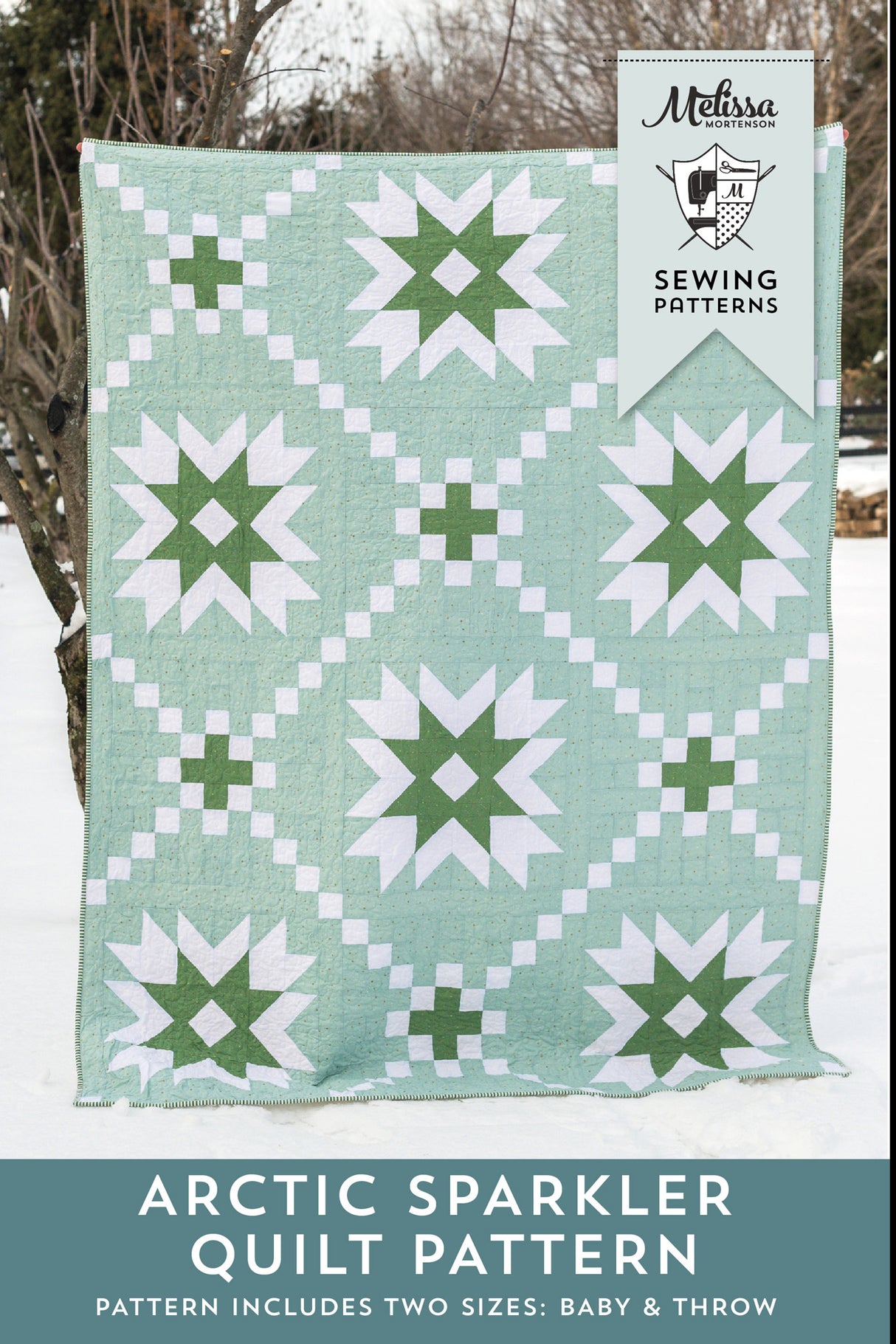 Arctic Sparkler Quilt Pattern | Digital PDF Quilt Pattern