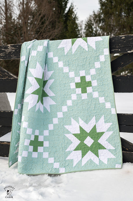Arctic Sparkler Quilt Pattern | Printed Pattern