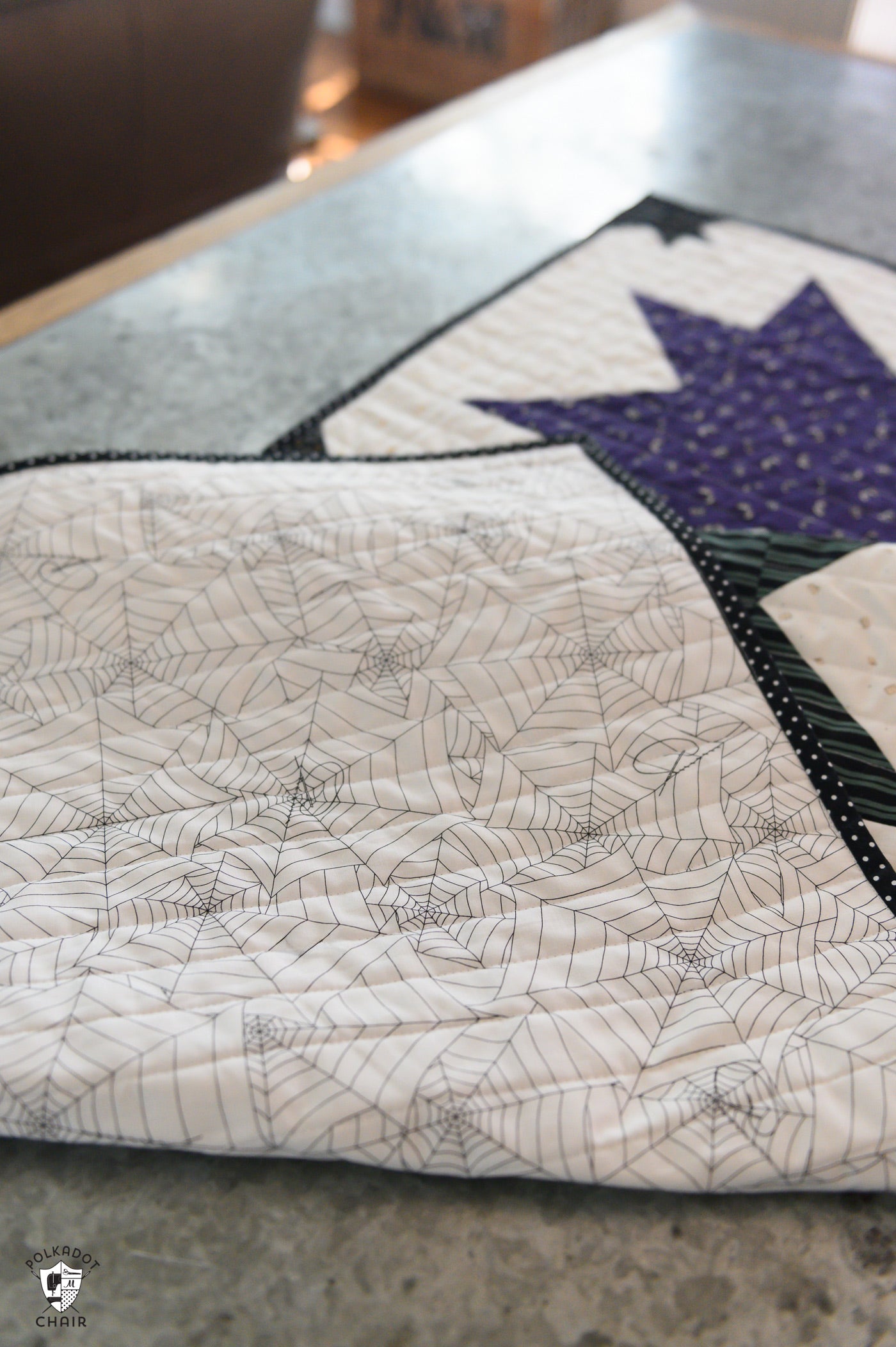 Bitty Bats and Stars Halloween Quilt Pattern with Table Runner Instructions | Digital PDF Pattern