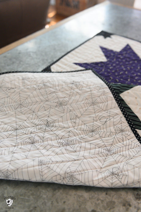 Bitty Bats and Stars Halloween Quilt Pattern with Table Runner Instructions | Digital PDF Pattern