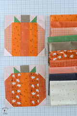 Pink-o-ween Pumpkin Patch Ghosts Quilt Kit; Fabric & Pattern
