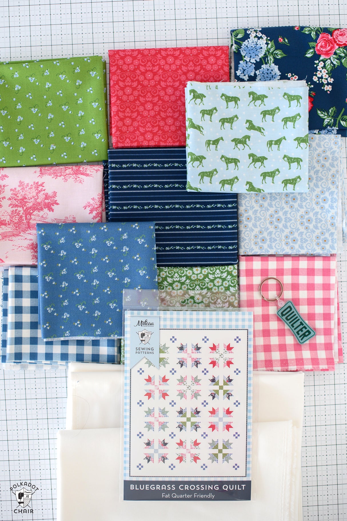 Bluegrass Crossing Quilt Kit; Includes Fabric and Pattern