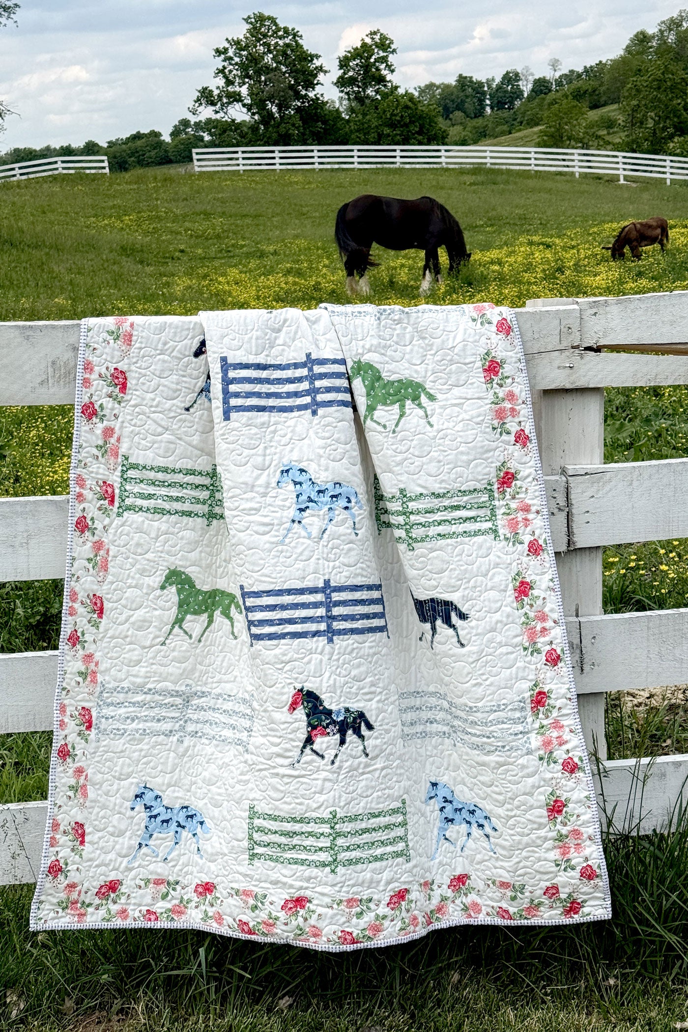 Bluegrass Pastures Quilt Pattern - Printed Quilt Pattern