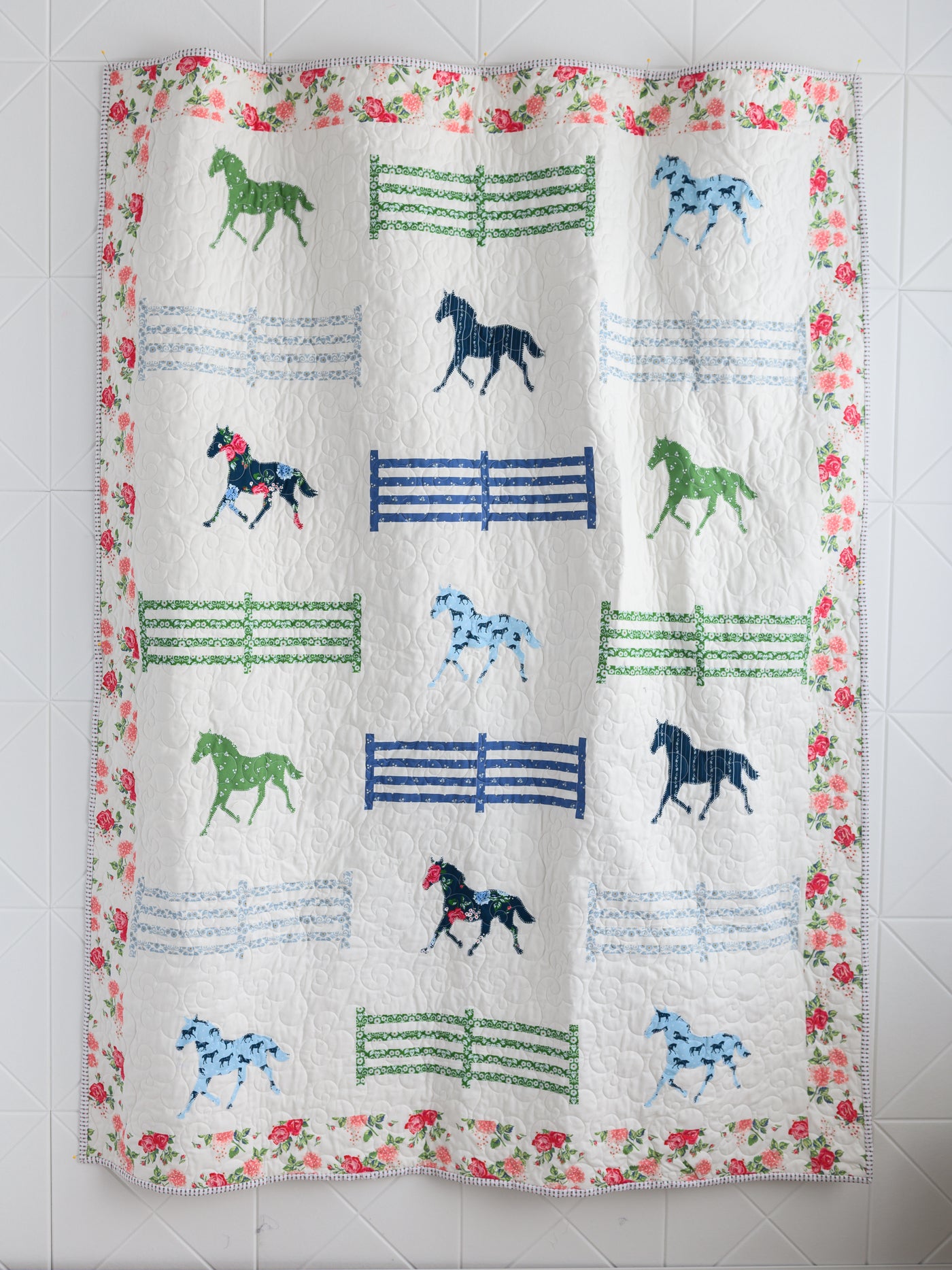 Bluegrass Pastures Quilt Pattern - Printed Quilt Pattern