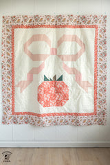 Pumpkin Bows and Monograms Quilt Kit; Includes Fabric and Pattern