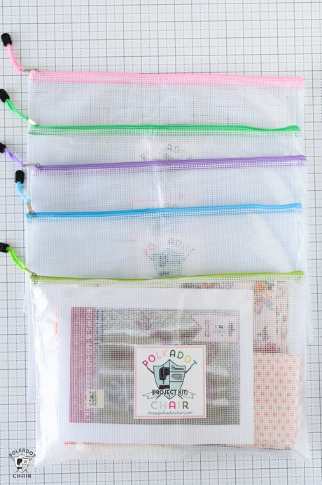 Bows and Monograms Quilt Kit; Includes Fabric and Pattern