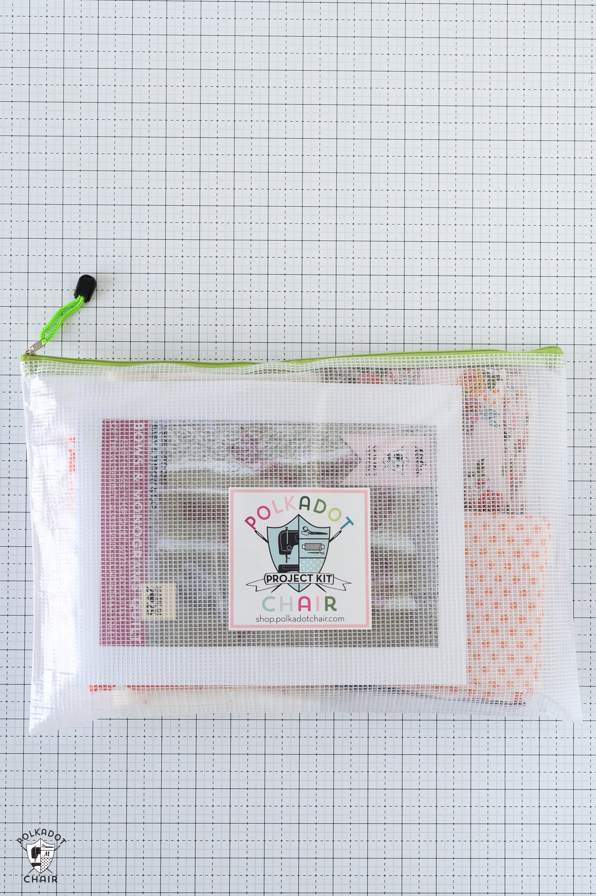 Pumpkin Bows and Monograms Quilt Kit; Includes Fabric and Pattern