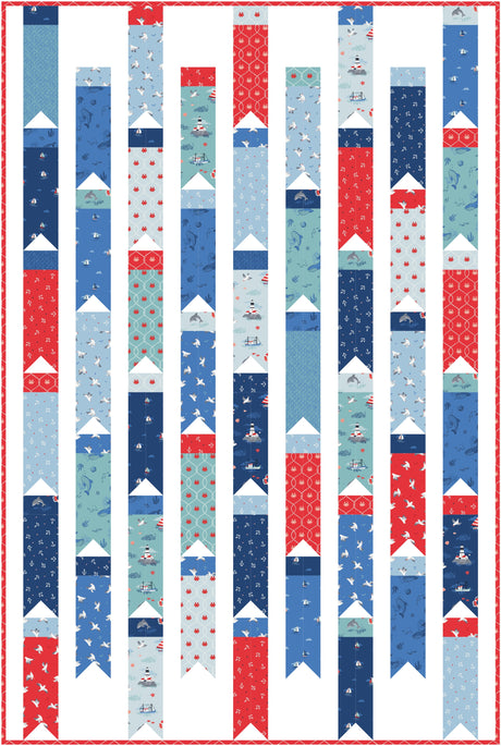 Breezy Bunting Quilt Pattern | Digital PDF Pattern