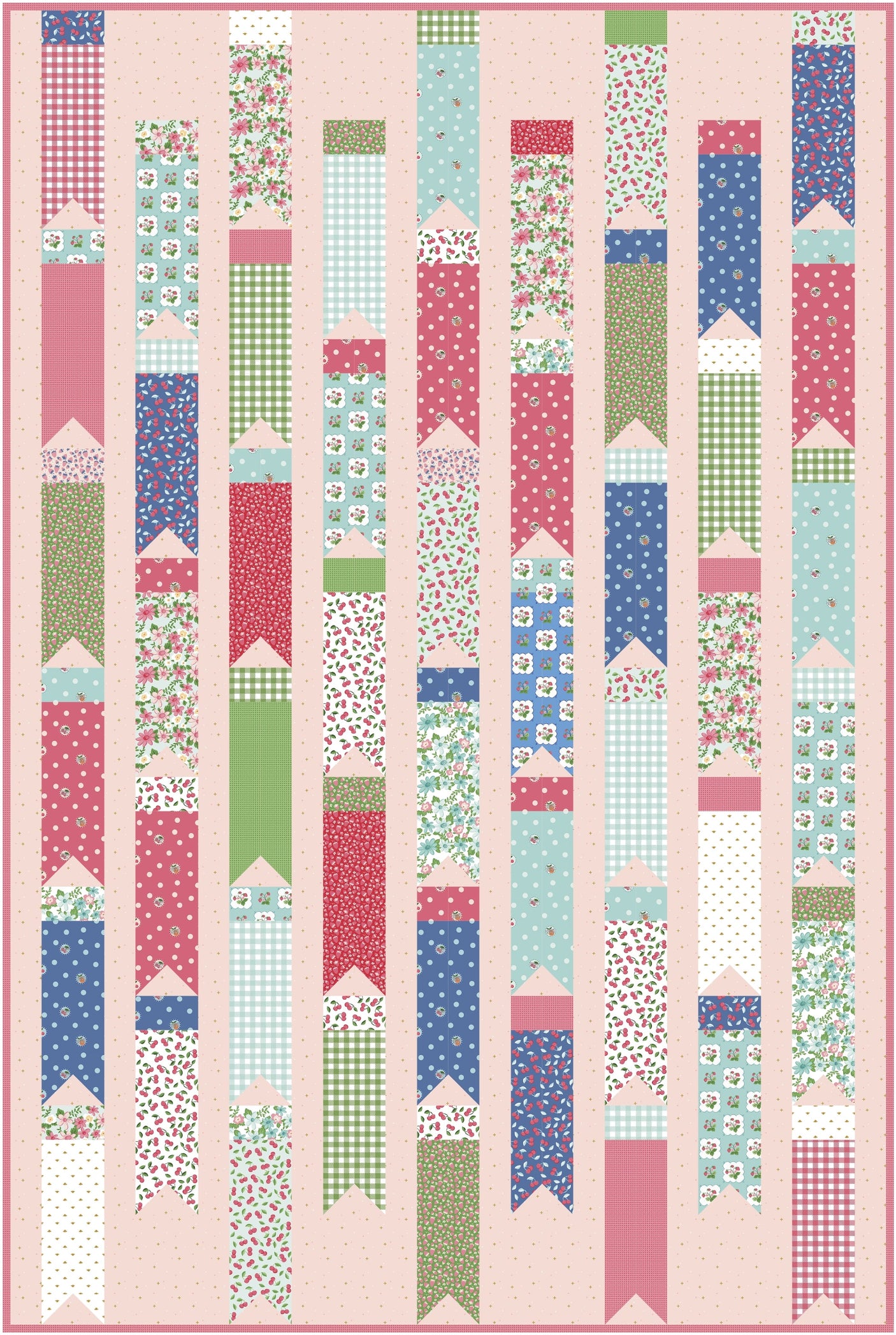 Breezy Bunting Quilt Pattern | Printed Pattern