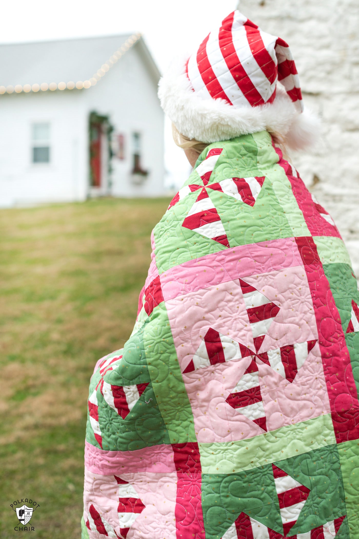 Sparkler Swirl Christmas & Holiday Quilt Pattern | Digital PDF Quilt Pattern