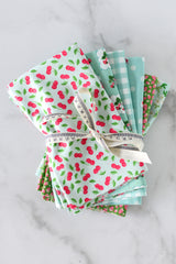 Aqua Summer Picnic Fabric Bundle