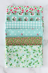 Aqua Summer Picnic Fabric Bundle