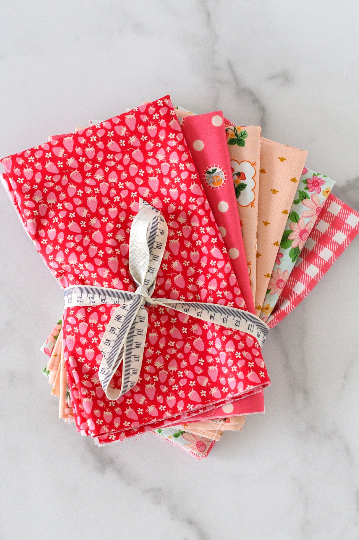 Pink Summer Picnic Fabric Bundle