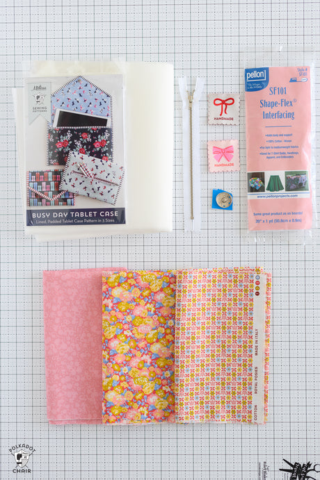 Busy Day Tablet Case Kit: Medium Case Includes Fabric and Pattern