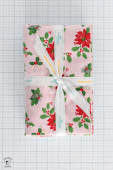Claus & Co Fabric Bundle; Pink; 1 yard each of 8 prints and 1 panel