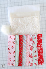 Snowbound Santa Hat Kit with Fabric and Pattern