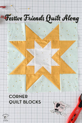 Star Quilt Block Pattern for Festive Friends Christmas Quilt | Digital PDF Pattern