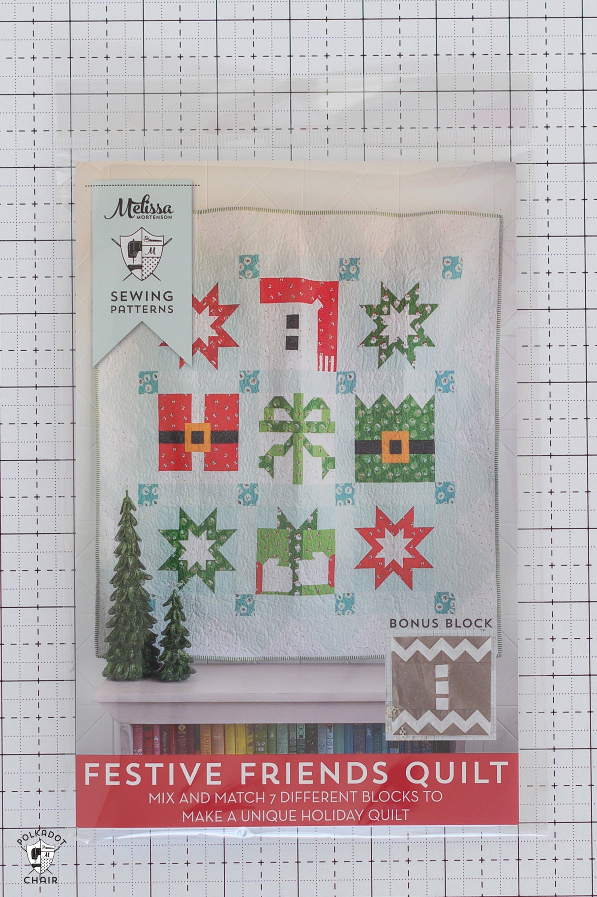 Festive Friends Christmas Quilt Pattern | Printed Pattern
