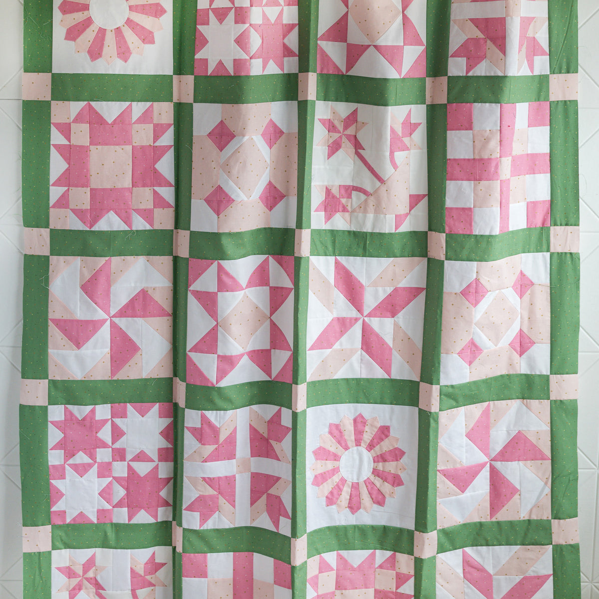 Society Sparkler Vintage Inspired Sampler Quilt Pattern; Digital PDF Q ...