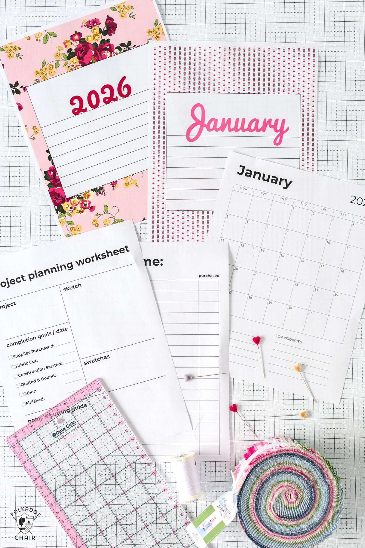 2026 Project Planner Printable | Digital PDF Product