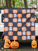 Pumpkin Patch Ghosts Halloween Quilt Pattern; Digital PDF Pattern