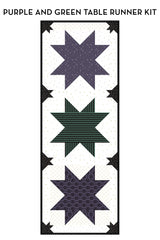Bitty Bats and Stars Quilted Halloween Table Runner Kit