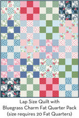 Gathered Quarters Quilt Pattern - Printed Copy