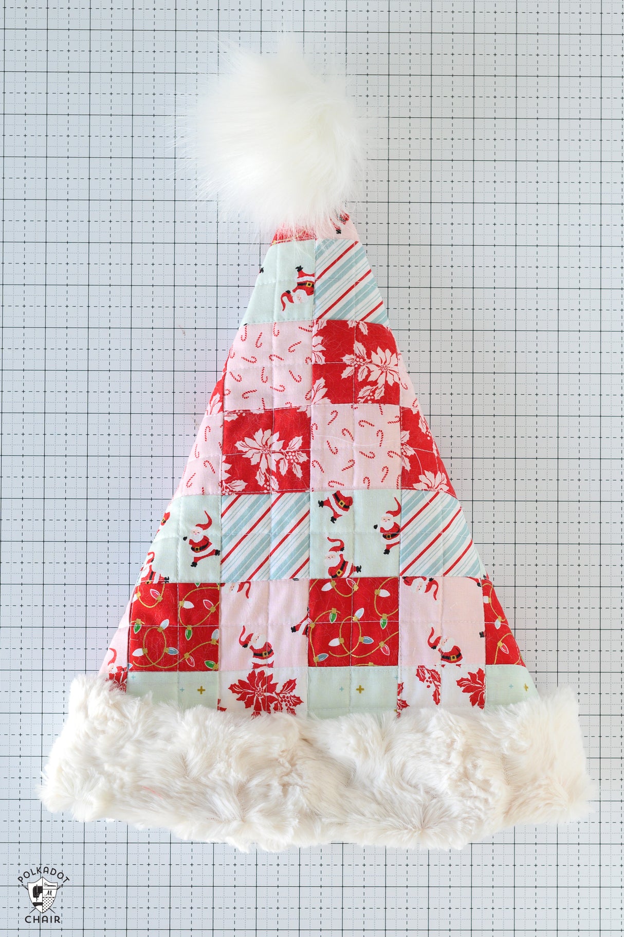 Snowbound Santa Hat Kit with Fabric and Pattern