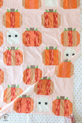 Pumpkin Patch Ghosts Halloween Quilt Pattern; Digital PDF Pattern