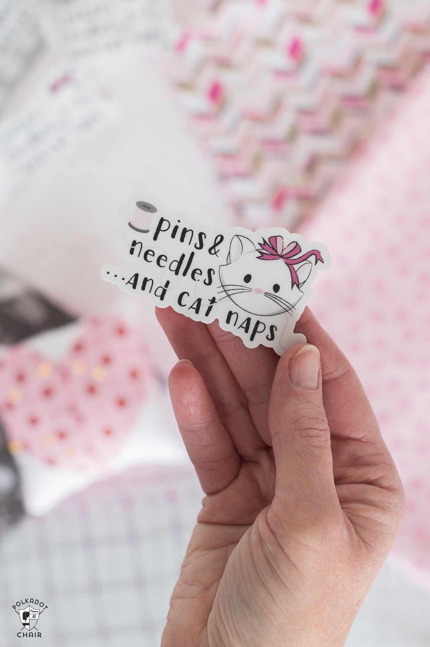 Pins & Needles & Cat Naps Sticker