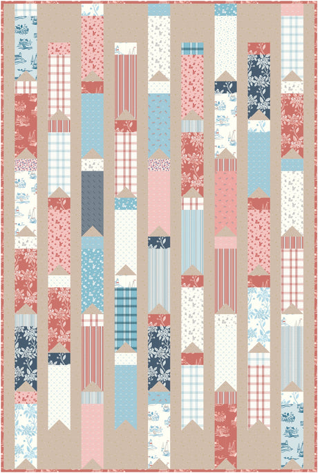 Breezy Bunting Quilt Pattern | Printed Pattern