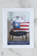 Summer Sparkler Two Quilted Pillow Pattern & Fabric Kit