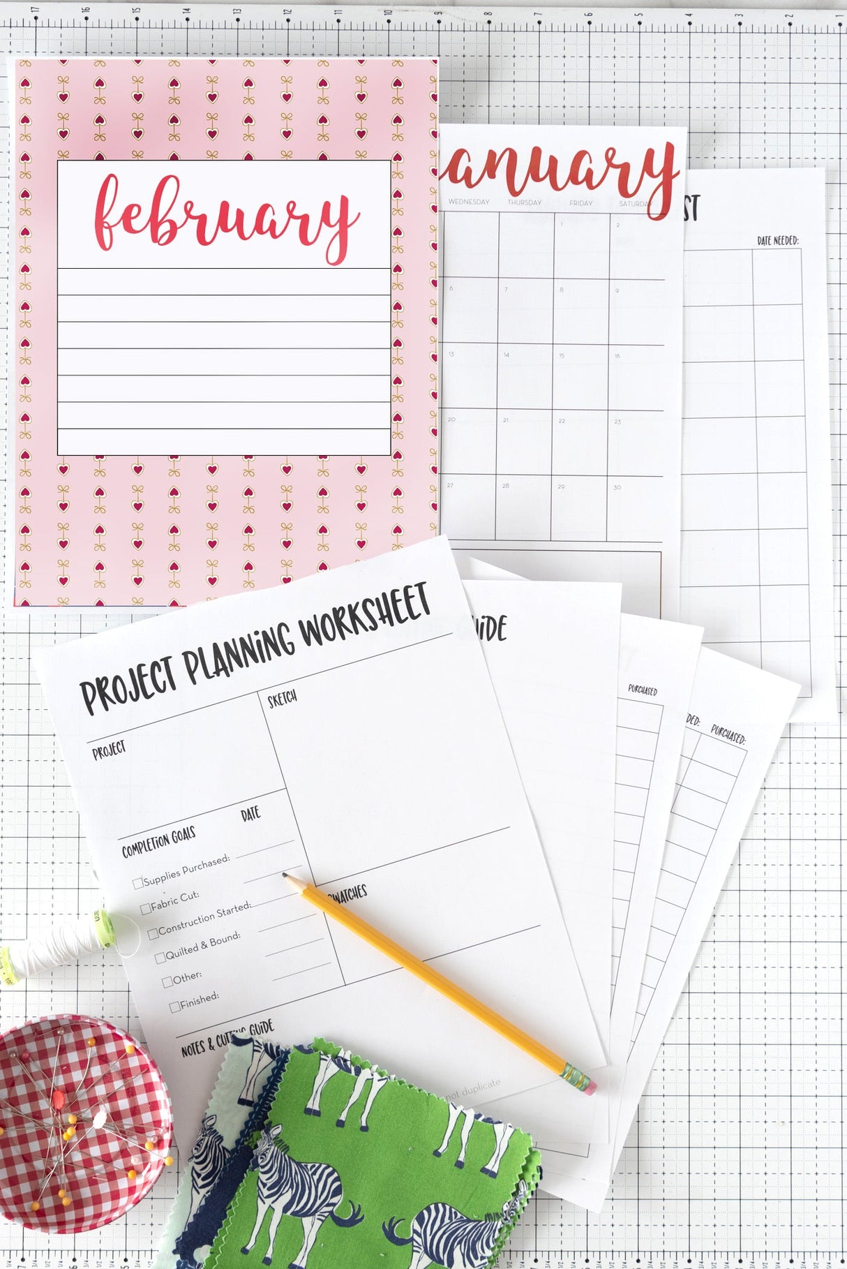 2024 Project Planner Printable | Digital PDF Product