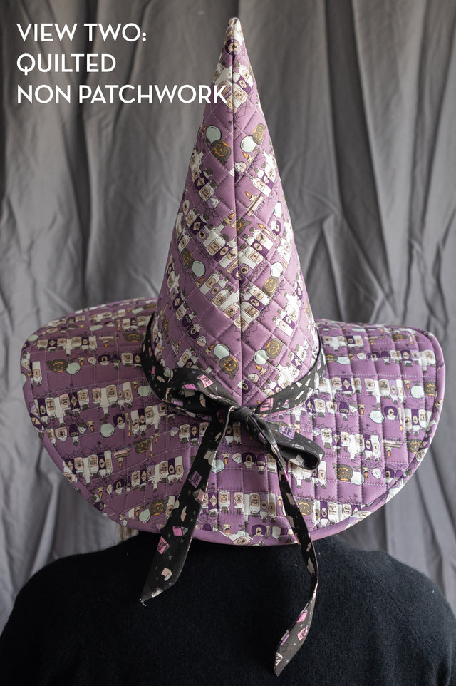 Spellbound Quilted Witch Hat Sewing Pattern | Digital PDF Pattern ...