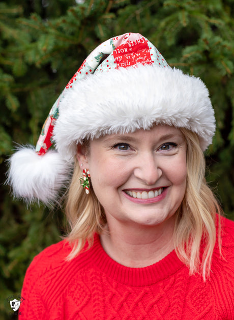 Snowbound Quilted Santa Hat Sewing Pattern | Digital PDF Pattern