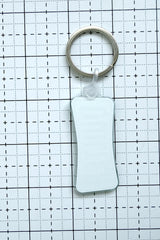 Acrylic Quilter Keychain