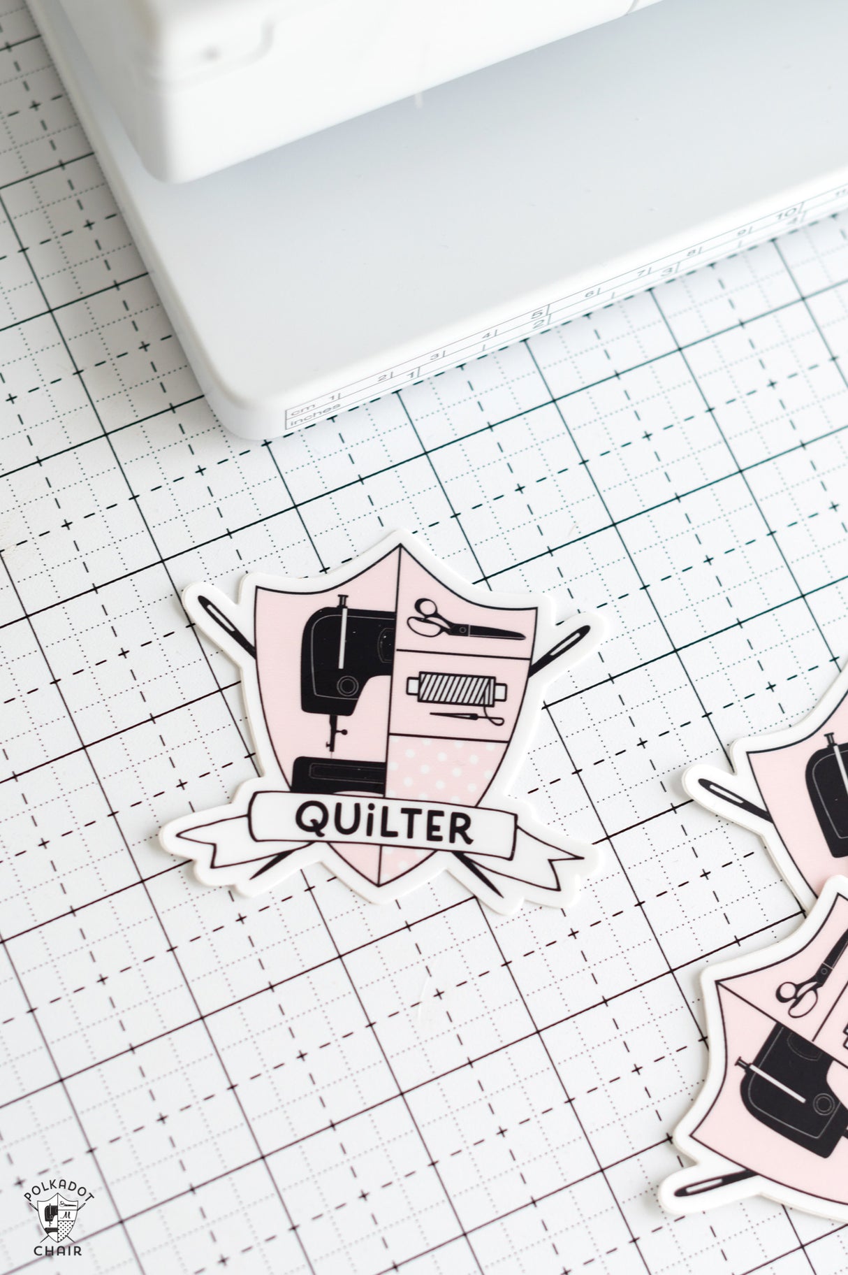 Quilter Stickers