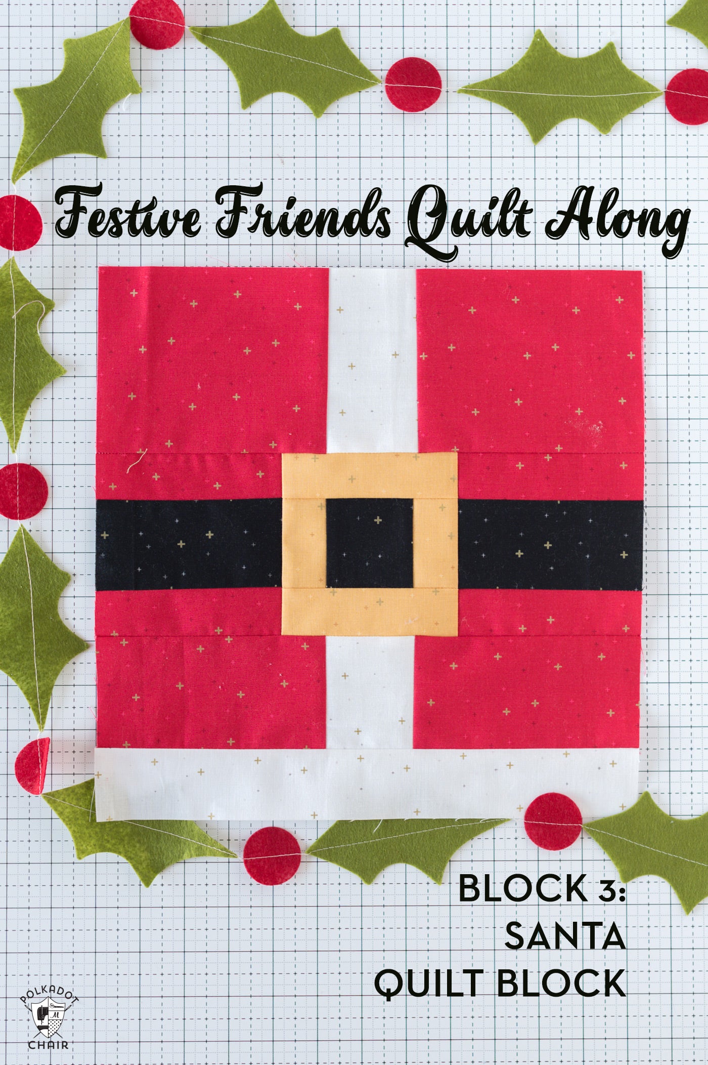 Festive Friends Christmas Quilt Complete Pattern | Digital PDF Pattern