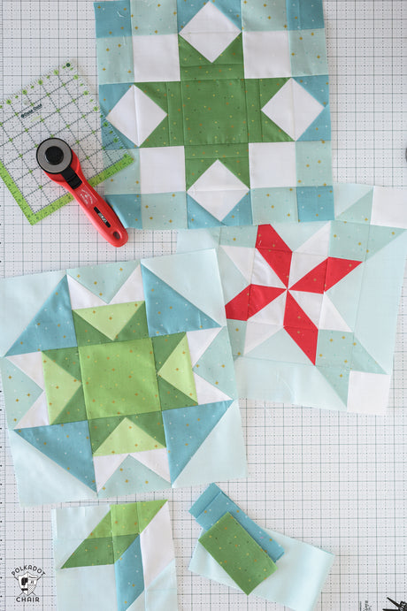 Seasonal Sparkler Christmas Quilt Pattern | Digital PDF Quilt Pattern