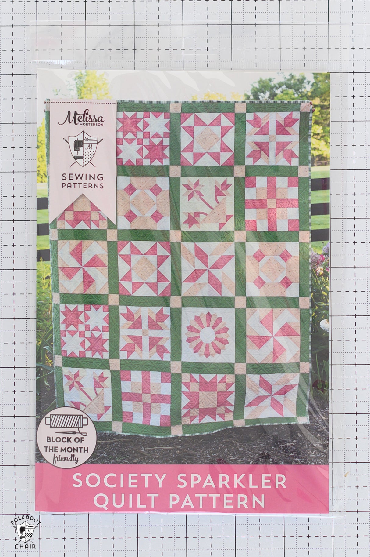 Society Sparkler Vintage Inspired Sampler Quilt Pattern | Printed Pattern