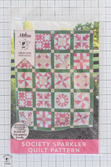 Society Sparkler Vintage Inspired Sampler Quilt Pattern | Printed Pattern