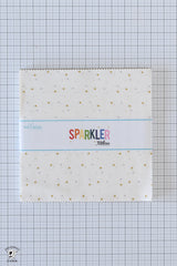 Sparkler 10" Precut Fabric Stack; White