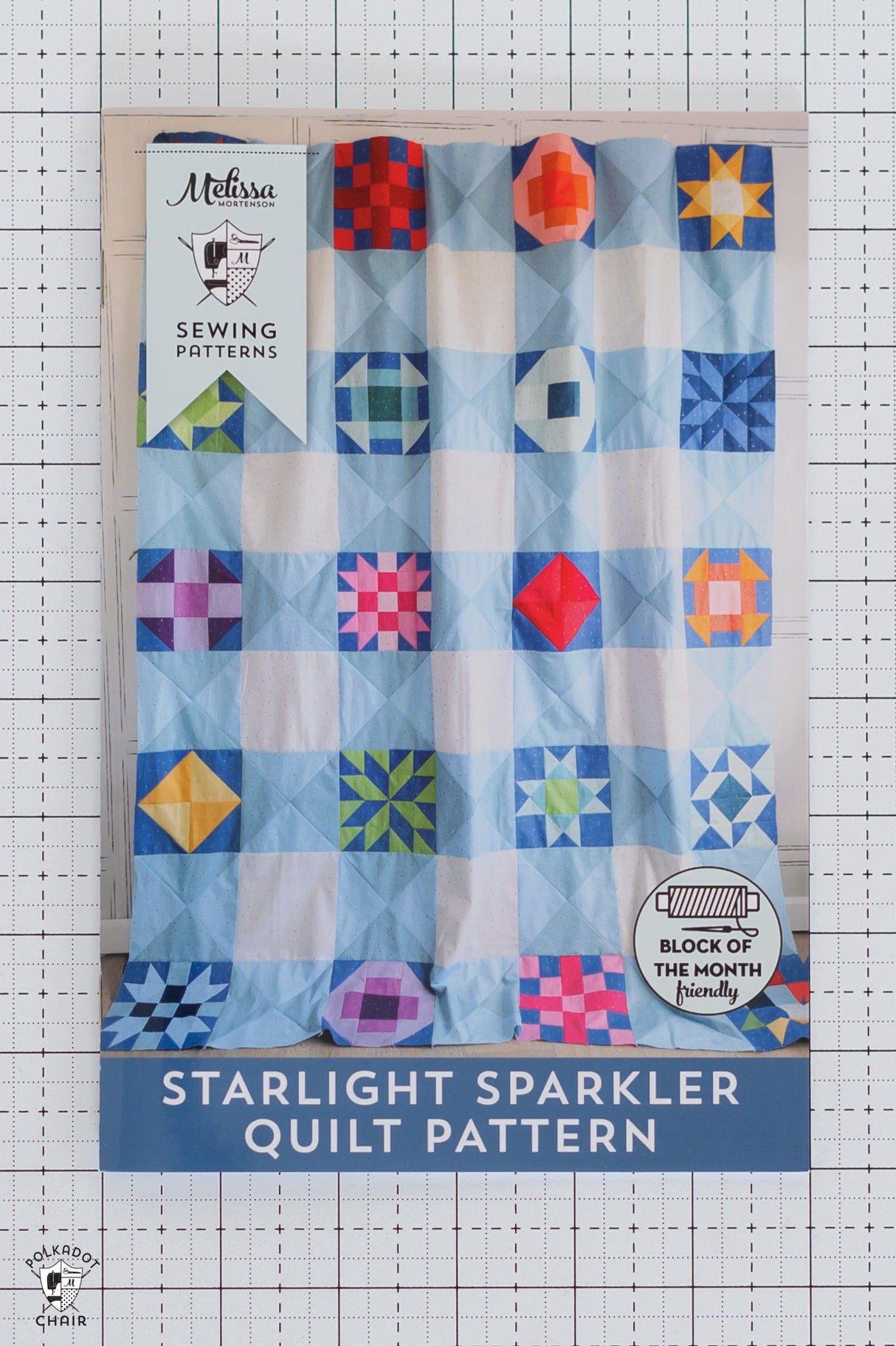 Starlight Sparkler Sampler Quilt Pattern | Printed Pattern