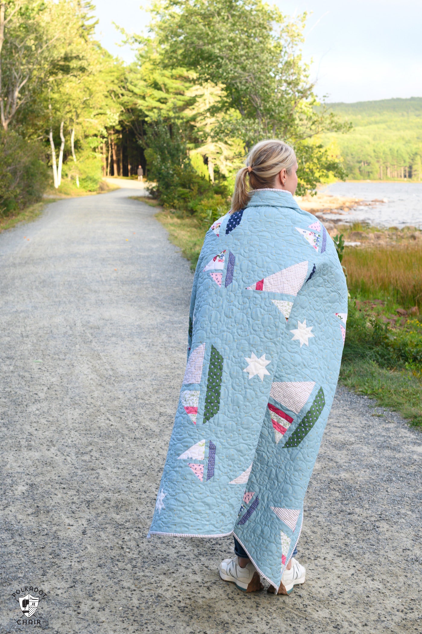 Stripey Sails & Stars Sailboat Quilt Pattern | Printed Pattern