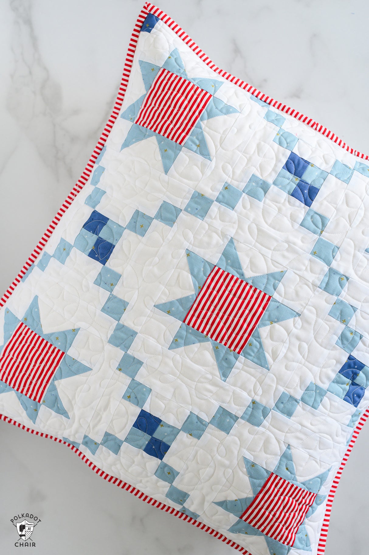 Summer Sparkler Two Quilted Pillow Pattern & Fabric Kit