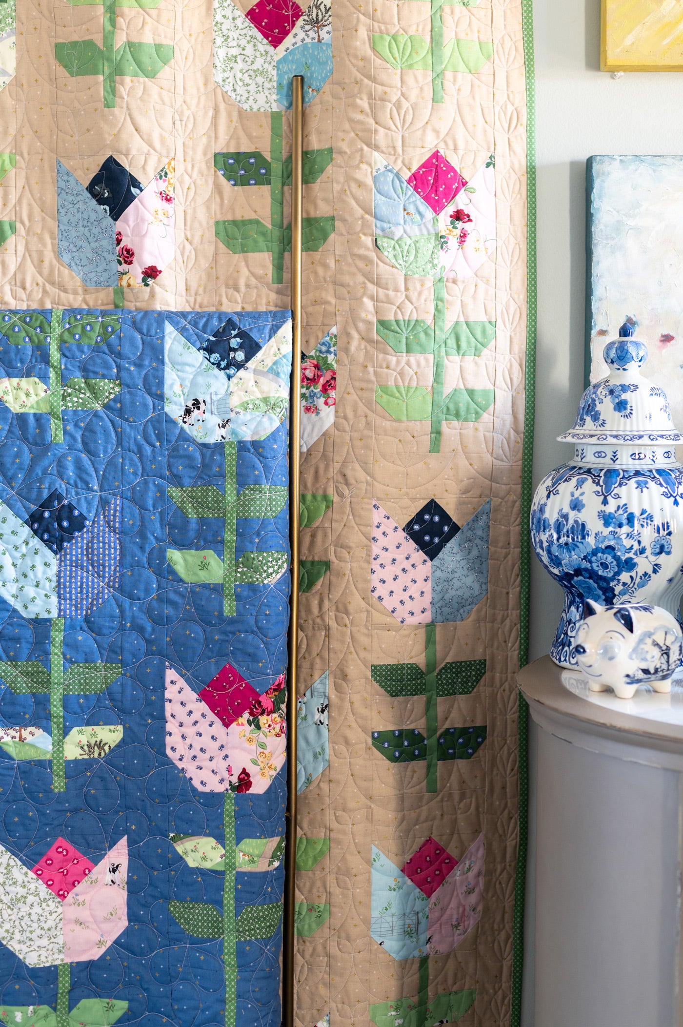 Tailored Tulips Quilt Pattern | Printed Pattern