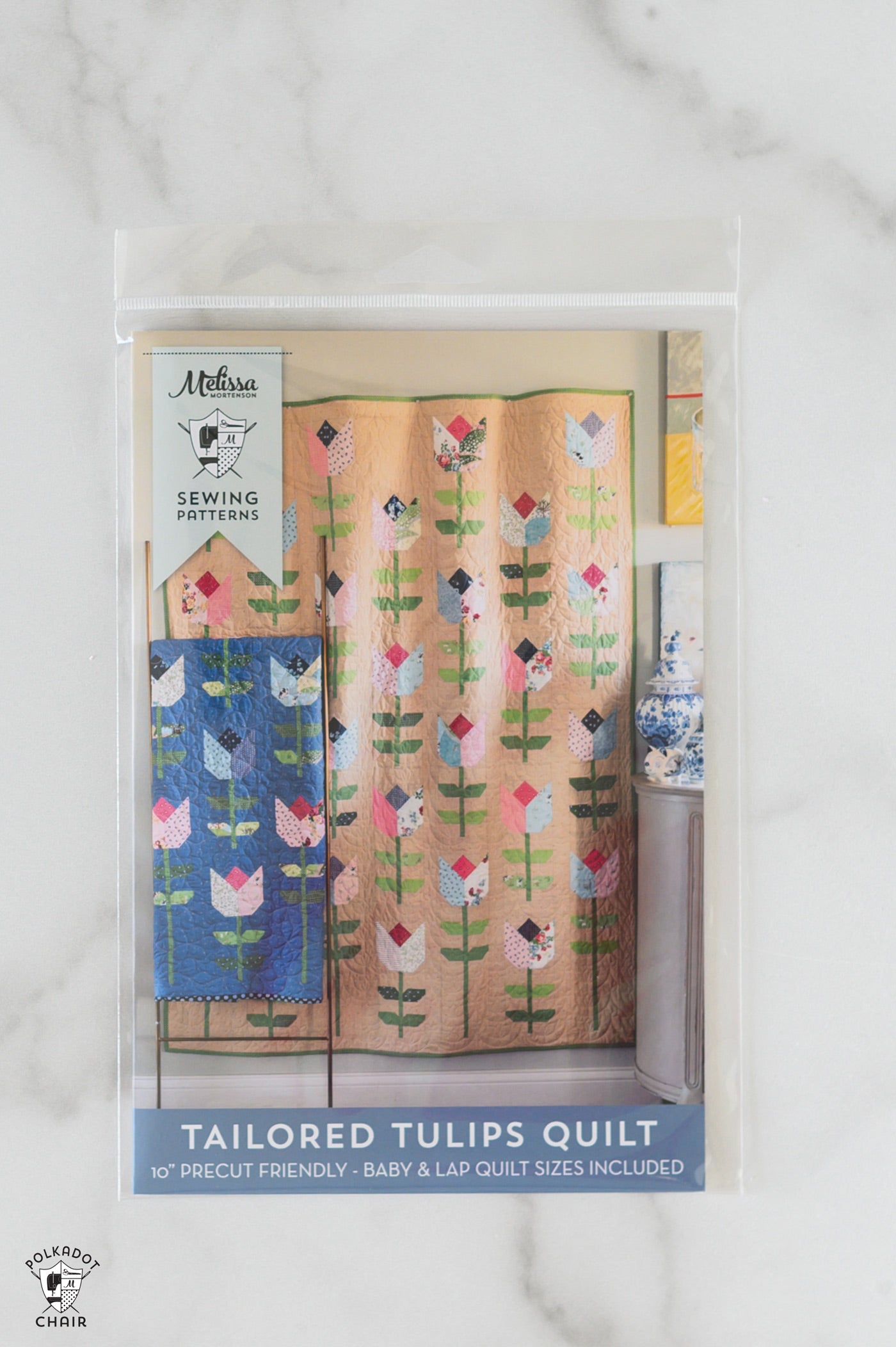 Tailored Tulips Quilt Pattern | Printed Pattern
